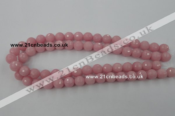 CCN769 15.5 inches 6mm faceted round candy jade beads wholesale