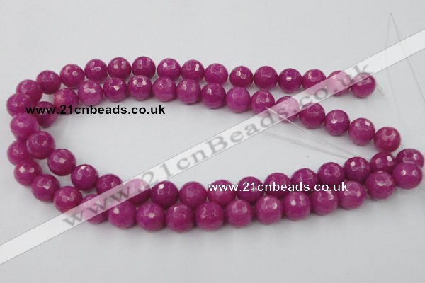 CCN772 15.5 inches 6mm faceted round candy jade beads wholesale