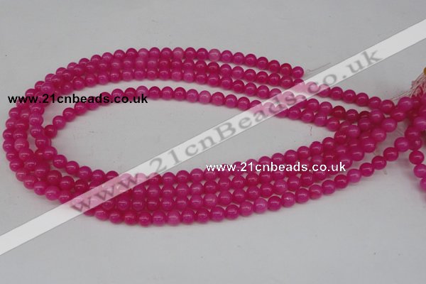 CCN82 15.5 inches 6mm round candy jade beads wholesale