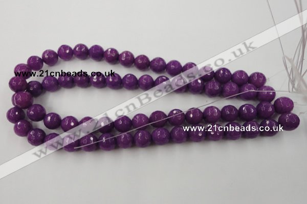 CCN898 15.5 inches 20mm faceted round candy jade beads