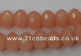 CCN905 15.5 inches 9*12mm faceted rondelle candy jade beads