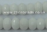 CCN915 15.5 inches 10*14mm faceted rondelle candy jade beads