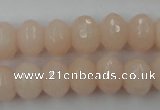 CCN916 15.5 inches 10*14mm faceted rondelle candy jade beads