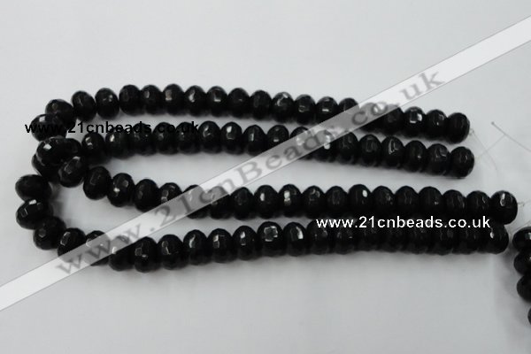 CCN927 15.5 inches 10*14mm faceted rondelle candy jade beads