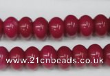 CCN93 15.5 inches 8*12mm rondelle candy jade beads wholesale