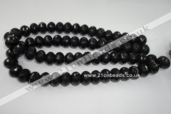 CCN941 15.5 inches 12*16mm faceted rondelle candy jade beads