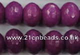 CCN946 15.5 inches 14*18mm faceted rondelle candy jade beads