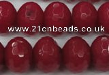 CCN947 15.5 inches 14*18mm faceted rondelle candy jade beads