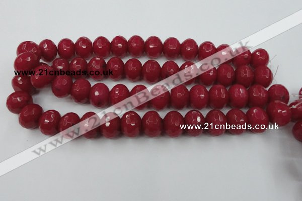 CCN947 15.5 inches 14*18mm faceted rondelle candy jade beads