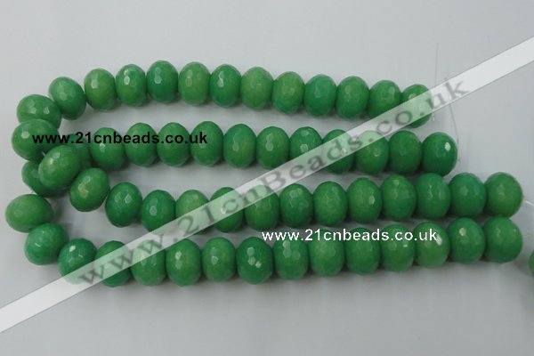 CCN950 15.5 inches 14*18mm faceted rondelle candy jade beads