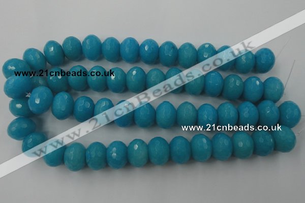 CCN951 15.5 inches 14*18mm faceted rondelle candy jade beads