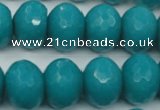 CCN952 15.5 inches 14*18mm faceted rondelle candy jade beads