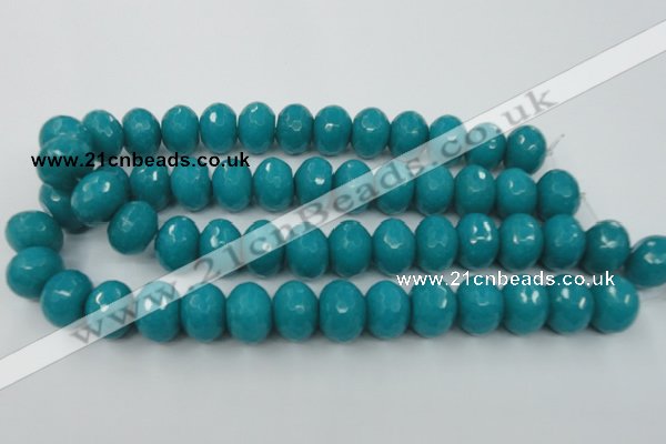 CCN952 15.5 inches 14*18mm faceted rondelle candy jade beads