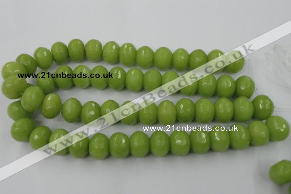 CCN953 15.5 inches 14*18mm faceted rondelle candy jade beads