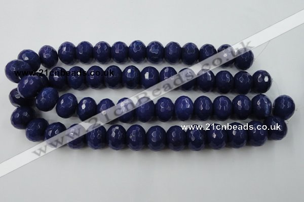 CCN955 15.5 inches 14*18mm faceted rondelle candy jade beads