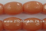 CCN959 15.5 inches 18*25mm faceted drum candy jade beads