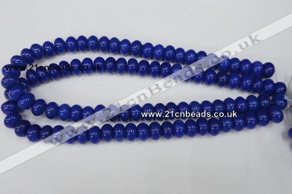 CCN96 15.5 inches 8*12mm rondelle candy jade beads wholesale