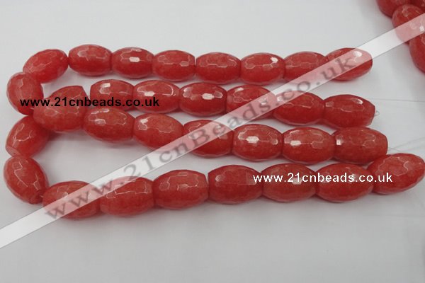 CCN960 15.5 inches 18*25mm faceted drum candy jade beads