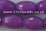 CCN961 15.5 inches 18*25mm faceted drum candy jade beads