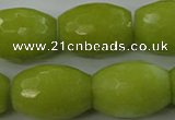 CCN967 15.5 inches 18*25mm faceted drum candy jade beads