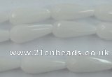 CCN973 15.5 inches 9*22mm faceted teardrop candy jade beads