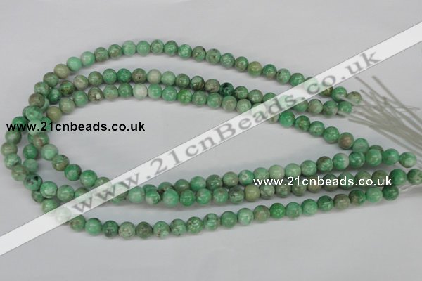 CCO102 15.5 inches 8mm round dyed natural chrysotine beads