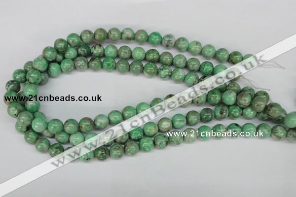 CCO103 15.5 inches 10mm round dyed natural chrysotine beads