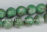 CCO104 15.5 inches 12mm round dyed natural chrysotine beads