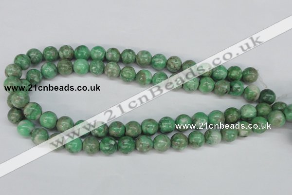 CCO104 15.5 inches 12mm round dyed natural chrysotine beads