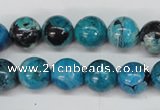 CCO164 15.5 inches 12mm round dyed natural chrysotine beads