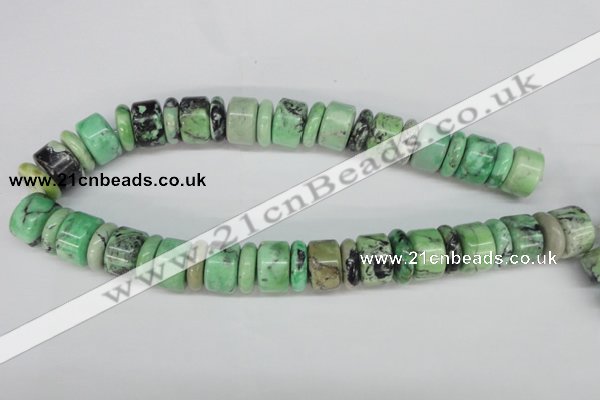 CCO19 15.5 inches 6*14mm & 12*18mm rondelle natural chrysotine beads