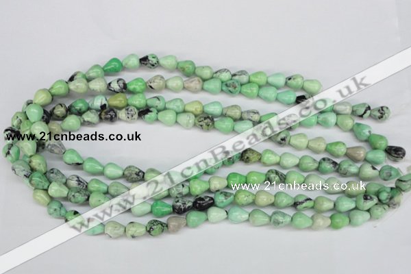 CCO20 15.5 inches 8*10mm teardrop natural chrysotine beads