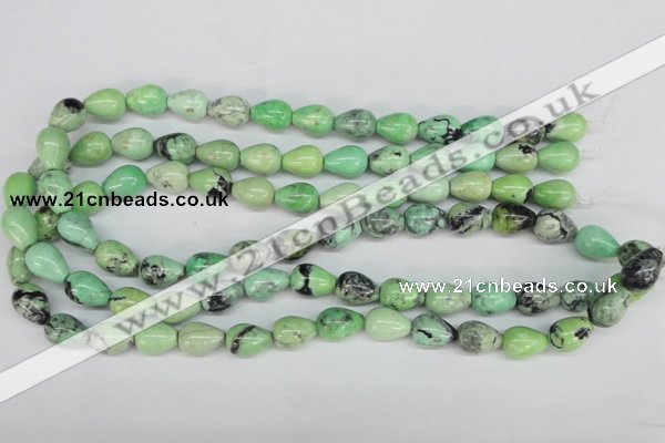 CCO21 15.5 inches 10*14mm teardrop natural chrysotine beads