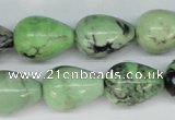 CCO22 15.5 inches 13*18mm teardrop natural chrysotine beads