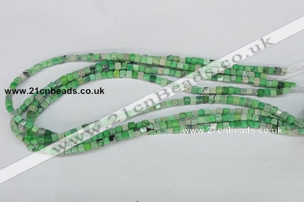 CCO26 15.5 inches 4*4mm cube natural chrysotine beads