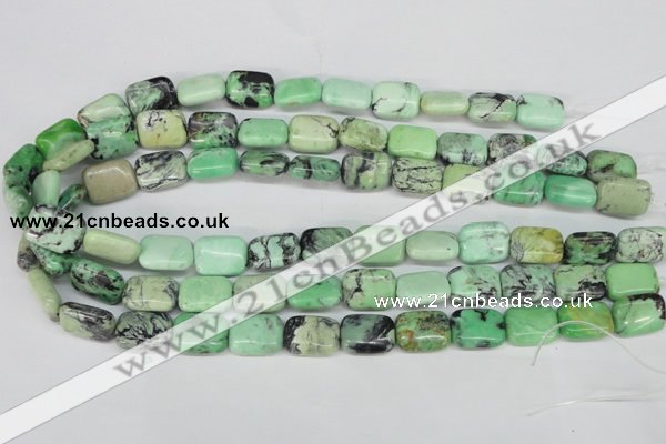 CCO43 15.5 inches 13*18mm rectangle natural chrysotine beads