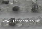 CCQ241 15.5 inches 4*4mm heart cloudy quartz beads wholesale