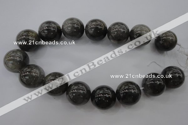 CCQ284 15.5 inches 25mm round cloudy quartz beads wholesale