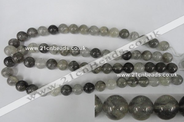 CCQ304 15.5 inches 12mm round cloudy quartz beads wholesale