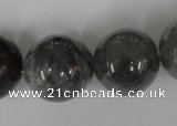 CCQ308 15.5 inches 20mm round cloudy quartz beads wholesale