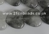 CCQ384 15.5 inches 20*20mm heart cloudy quartz beads wholesale