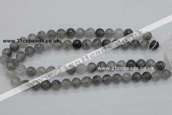 CCQ53 15.5 inches 12mm round cloudy quartz beads wholesale