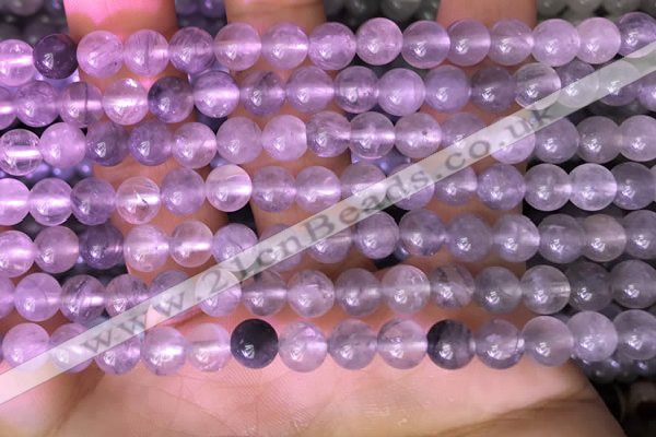 CCQ588 15.5 inches 4mm round cloudy quartz beads wholesale