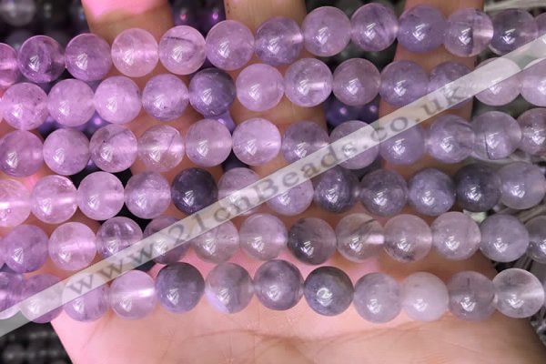 CCQ590 15.5 inches 8mm round cloudy quartz beads wholesale