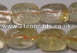 CCR220 15.5 inches 14*23mm nuggets natural citrine gemstone beads