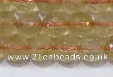 CCR340 15.5 inches 6mmm faceted round citrine beads wholesale