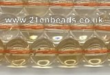 CCR345 15.5 inches 6mm round natural citrine beads wholesale