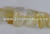 CCR355 15.5 inches 13*18mm - 15*20mm freeform natural citrine beads