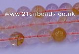 CCR361 15.5 inches 6mm round citrine beads wholesale