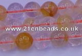 CCR362 15.5 inches 8mm round citrine beads wholesale